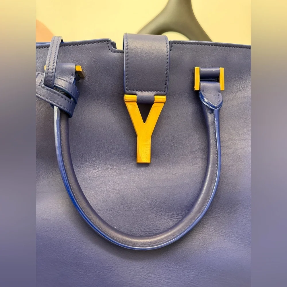 SAINT LAURENT CHYC Cabas Y Logo HANDBAG by I - Picture 7 of 12